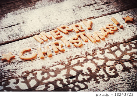 Baked Letters Merry Christmas. Gingerbread Cookies Baked Letters Merry Christmas. Gingerbread Cookies 18243722