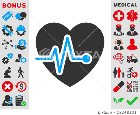 Heart Pulse Icon 18248301
