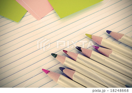 Stationery and Notebook paper with lines. Stationery and Notebook paper with lines. 18248668