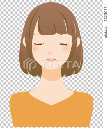 考える女性 18250584