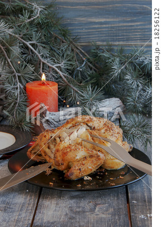 Baked chicken for Christmas Baked chicken for Christmas 18256122