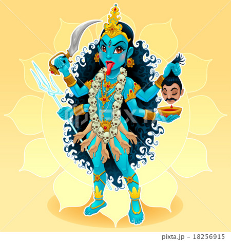 Kali Goddessのイラスト素材