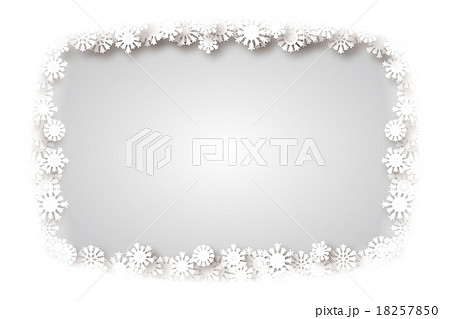 背景素材壁紙 雪の結晶 白 ホワイト 冬 スノー クリスマス 新年 年末 年賀状素材 行事 冬景色 のイラスト素材