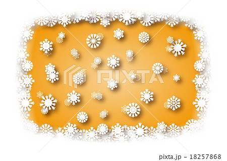 背景素材壁紙 雪の結晶 白 ホワイト 冬 スノー クリスマス 新年 年末 年賀状素材 行事 冬景色 のイラスト素材