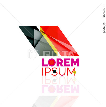 Logo, abstract geometric business icon 18260266