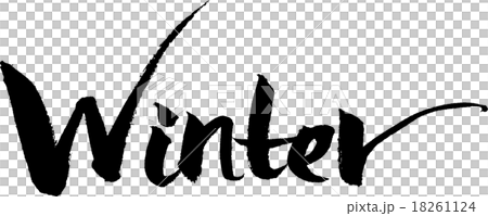 Winter 文字素材のイラスト素材