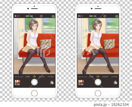 Voyeur with smartphone 18262104