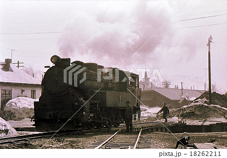 美唄鉄道4号機　昭和45年冬　北海道 18262211