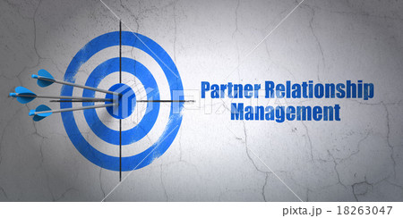 Finance concept: target and Partner Relationship Finance concept: target and Partner Relationship 18263047