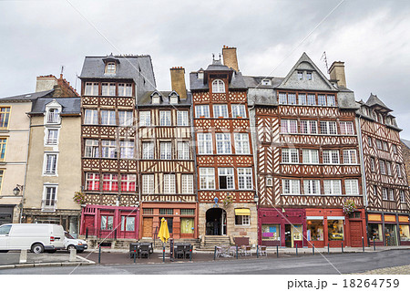Half-timbered buildings in Rennes 18264759