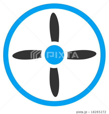 Air Screw Flat Icon Air Screw Flat Icon 18265272
