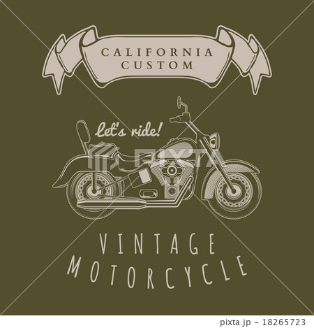 Motorcycle vintage graphics, t-shirt typography 18265723