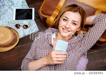 Concept for dreamy girl and traveling Concept for dreamy girl and traveling 18266991