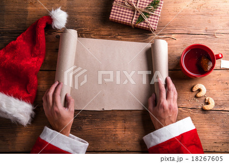 Santa Claus and wishlist Santa Claus and wishlist 18267605