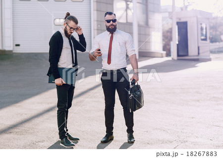 business man outside business man outside 18267883