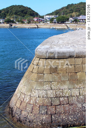 世界遺産　三角西港の岸壁  18270196