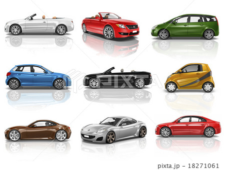 Car Vehicle Transportation 3D Illustration Concept 18271061