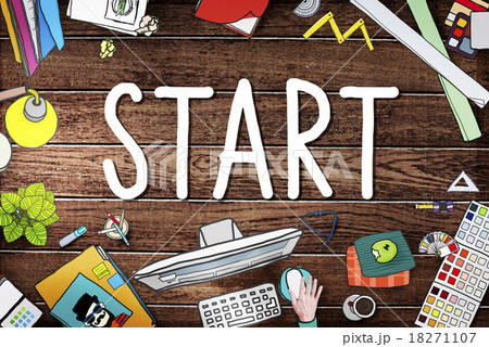 Start Journey Mission Achievement Begin Concept Start Journey Mission Achievement Begin Concept 18271107