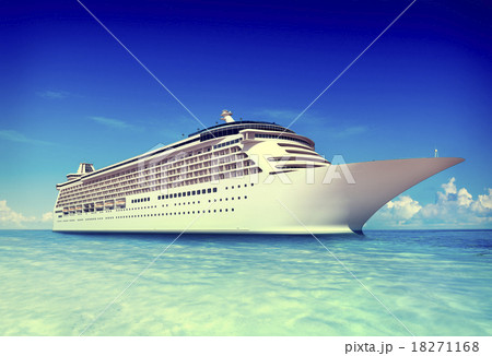 Cruise Vacation Travel Beach Summer Trip Sky Sea Concept 18271168