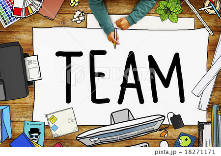 Team Corporate Teamwork Collaboration Assistance Concept 18271171