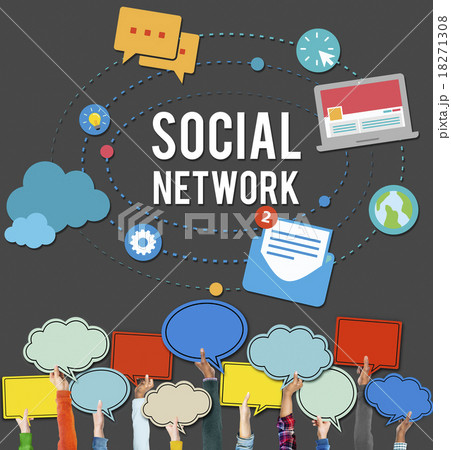 Social Media Network Online Internet Concept 18271308