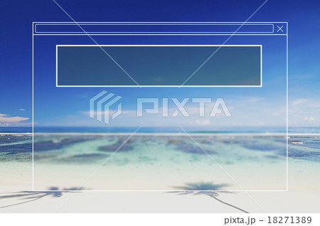 Copy Space Frame Summer Vacation Holiday Concept 18271389