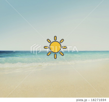 Summer Sea Seascape Hot Sunny Concept 18271694