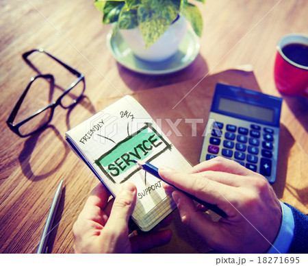 Business Service Customer Support Office Working Concept 18271695