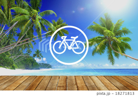 Bicycle Riding Bike Transportation Icon Concept 18271813