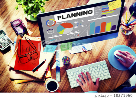 Planning Bar Graph Data Development Plan Strategy Concept 18271960