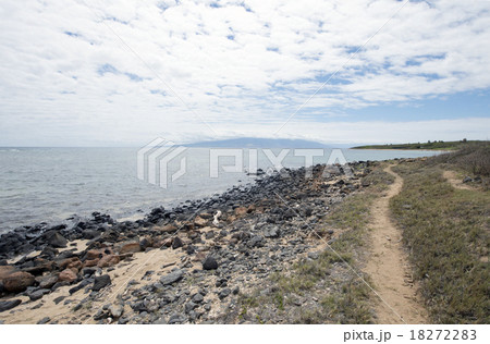 Kaiolohia Beach（Shipwreck Beach）ラナイ島、ハワイ-6 18272283