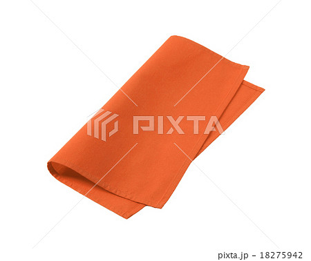 Orange napkin 18275942
