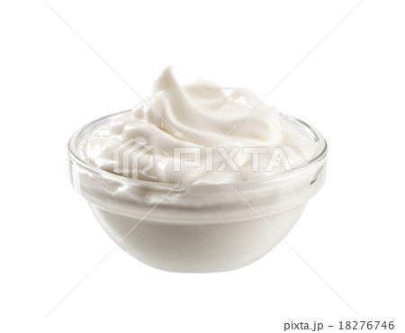 Swirl of smooth cream 18276746