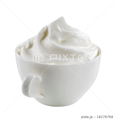 Whipped cream in a cup Whipped cream in a cup 18276768