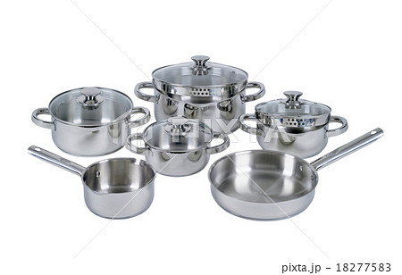 Stainless steel pots and pans Stainless steel pots and pans 18277583