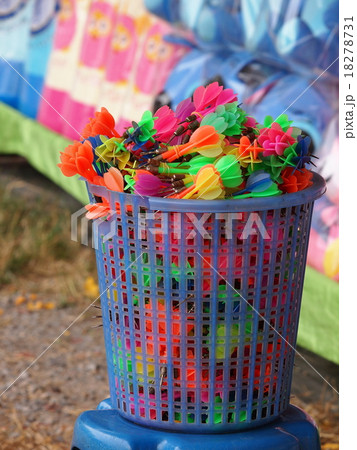 colorful darts game in circus & festival THAILAND  18278731