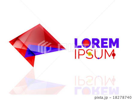Logo, abstract geometric business icon Logo, abstract geometric business icon 18278740