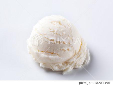 Scoop of white ice cream Scoop of white ice cream 18281396