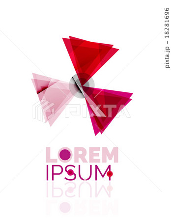 Logo, abstract geometric business icon 18281696