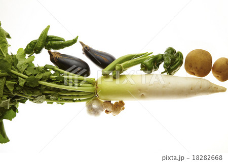 不揃いな野菜 18282668