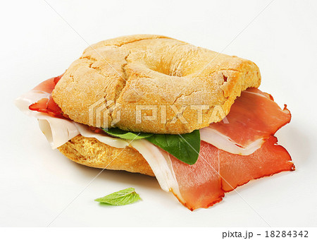 Dry-cured ham sandwich Dry-cured ham sandwich 18284342