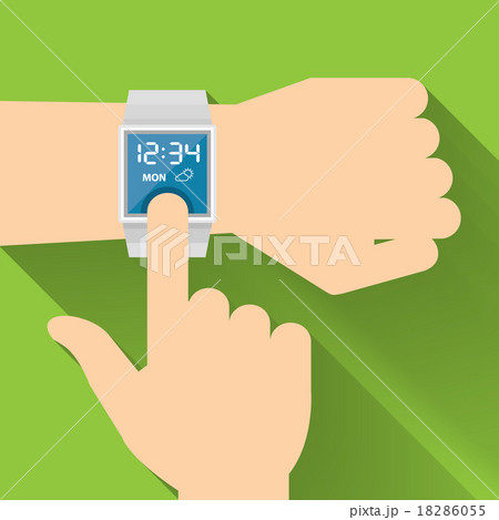 Smart Watch, Vector Flat design 18286055