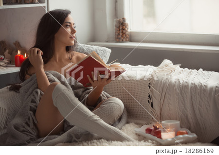 Young woman at home 18286169