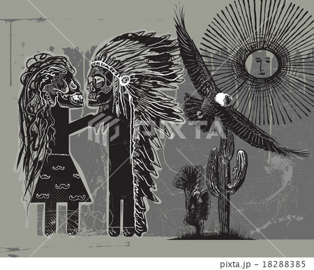 The Kiss - An hand drawn vector The Kiss - An hand drawn vector 18288385