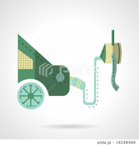 Automobile emission test flat vector icon Automobile emission test flat vector icon 18288988