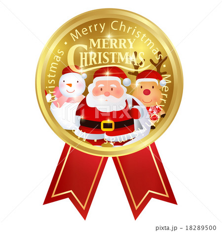 クリスマス　サンタ　トナカイ　メダル  18289500