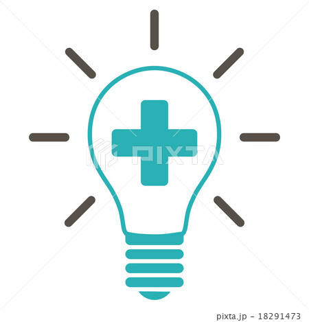 Creative Medicine Bulb Icon 18291473