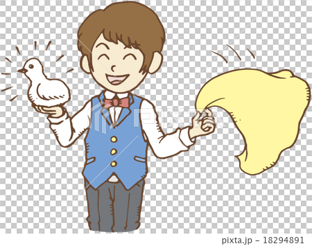 A men with magic tricks 18294891