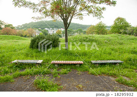公園のベンチ 公園のベンチ 18295932