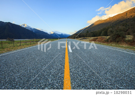 asphalt highways of mount aspiring  18298031